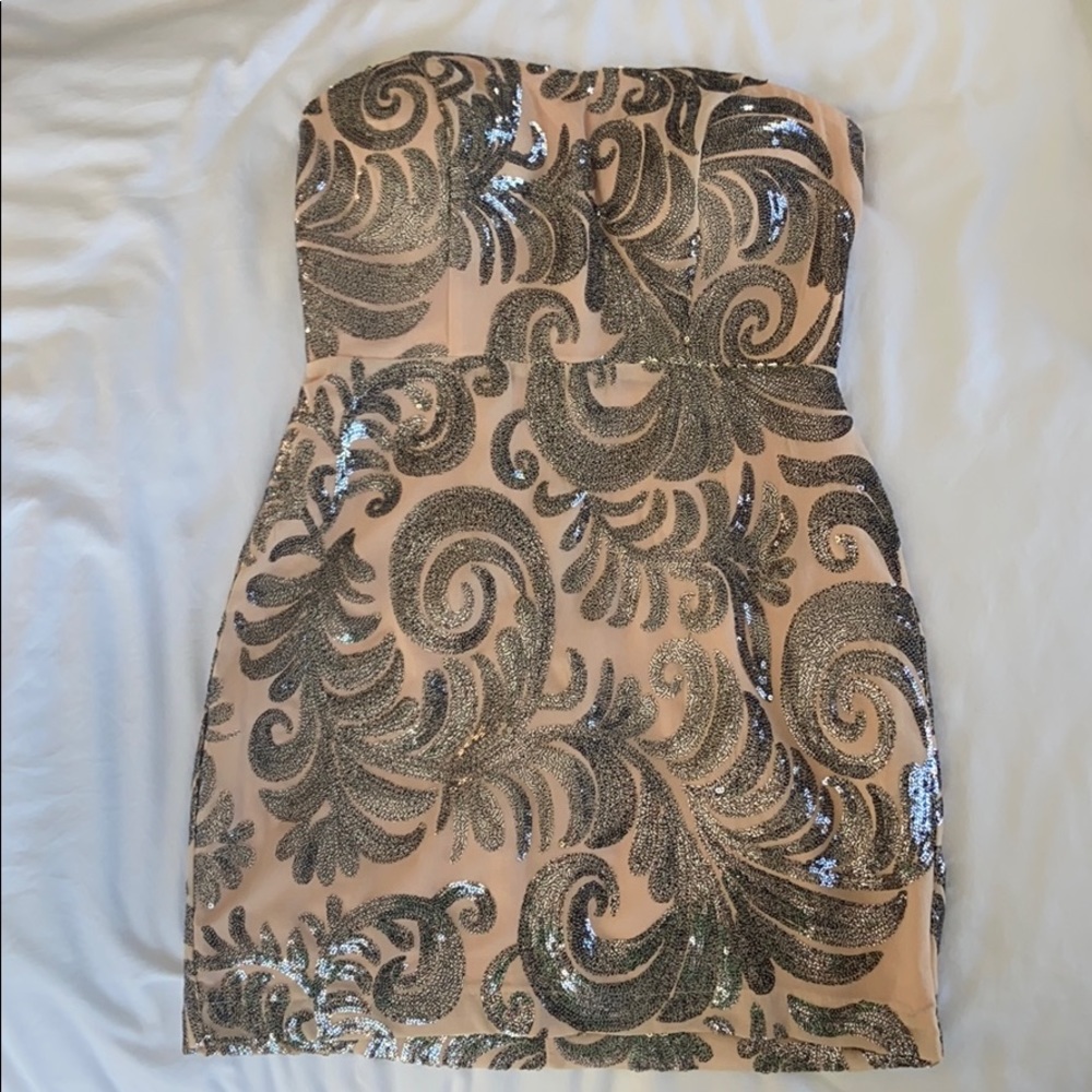 Strapless Mini Dress